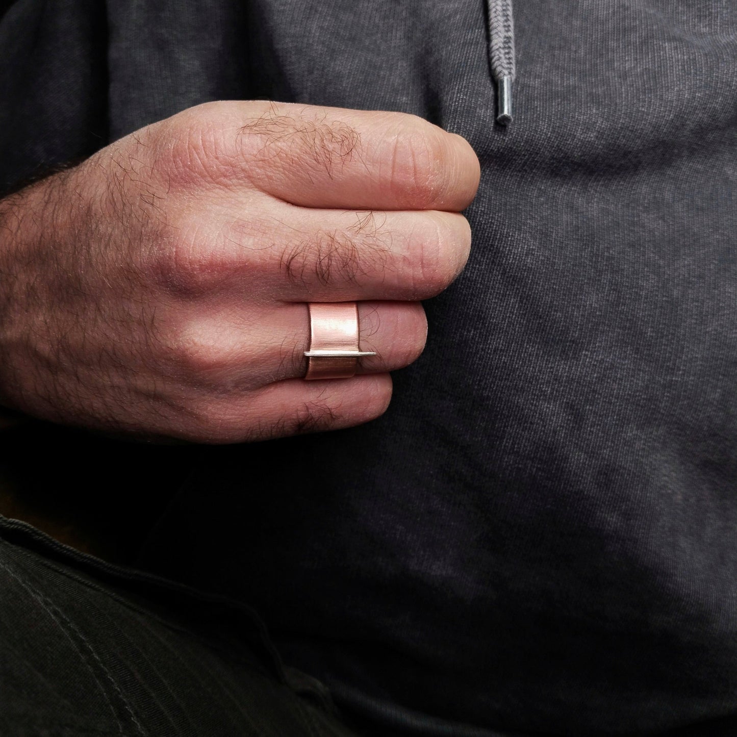 Silver Line Ring