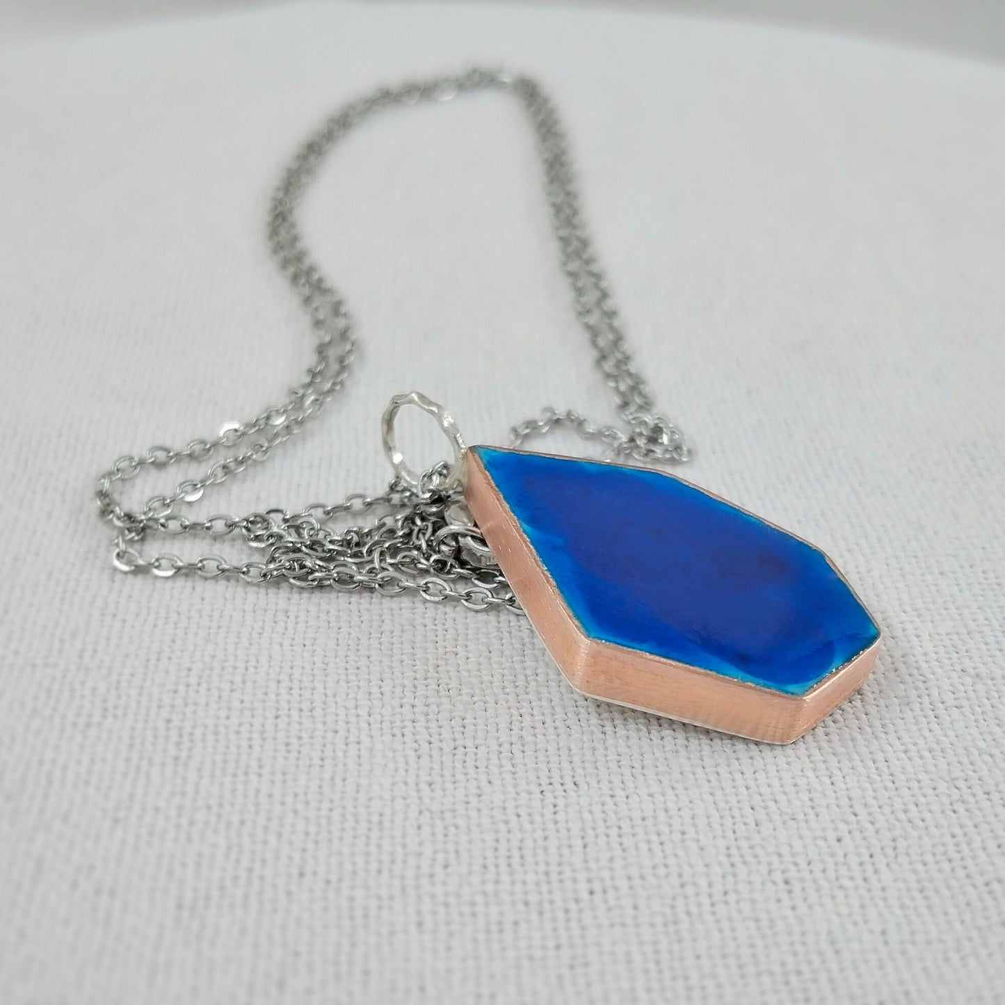 Space Drop Blue Neckless