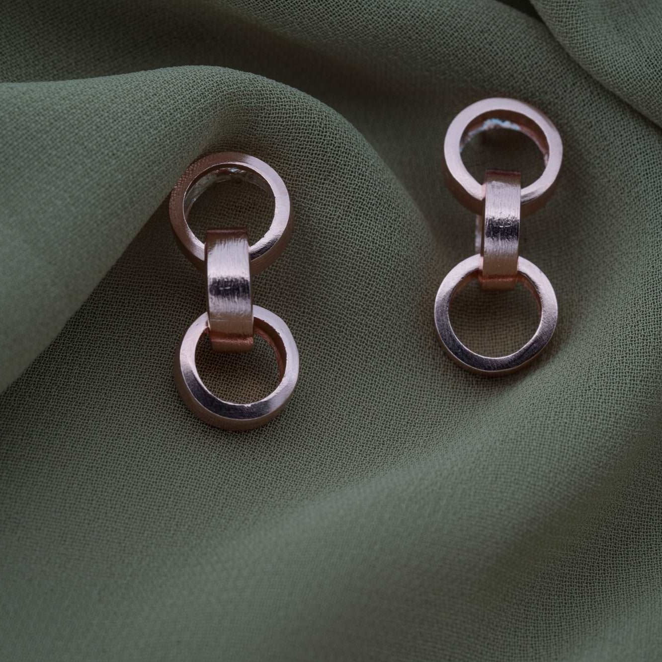 Three Circle Earrings