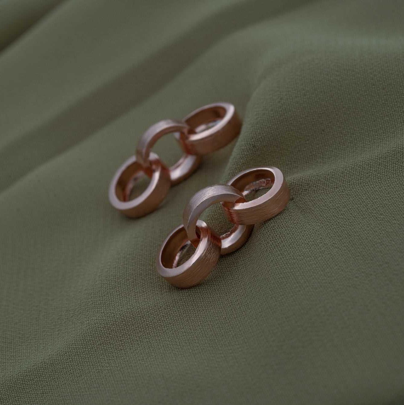 Three Circle Earrings