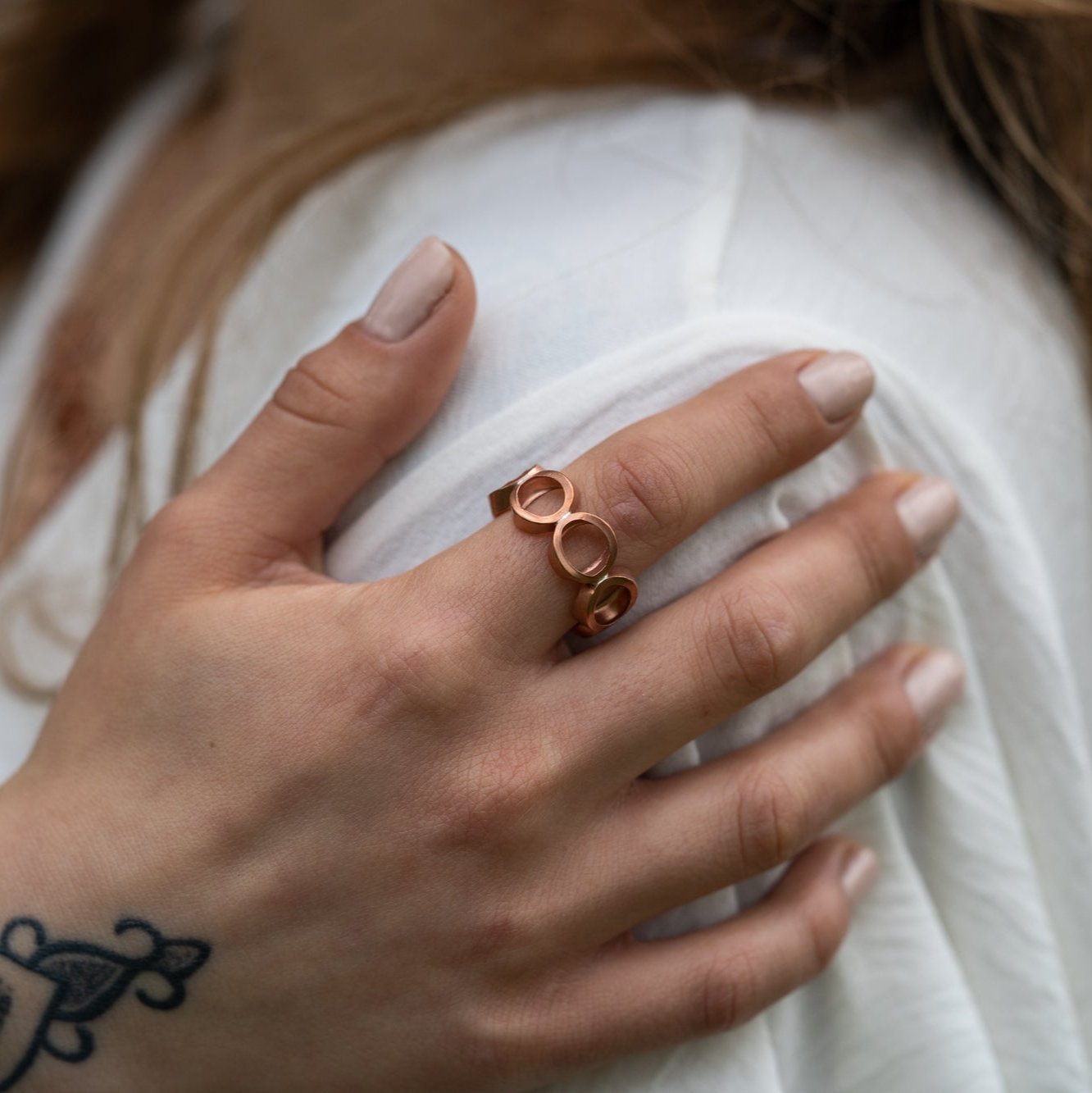 Seven roulettes ring