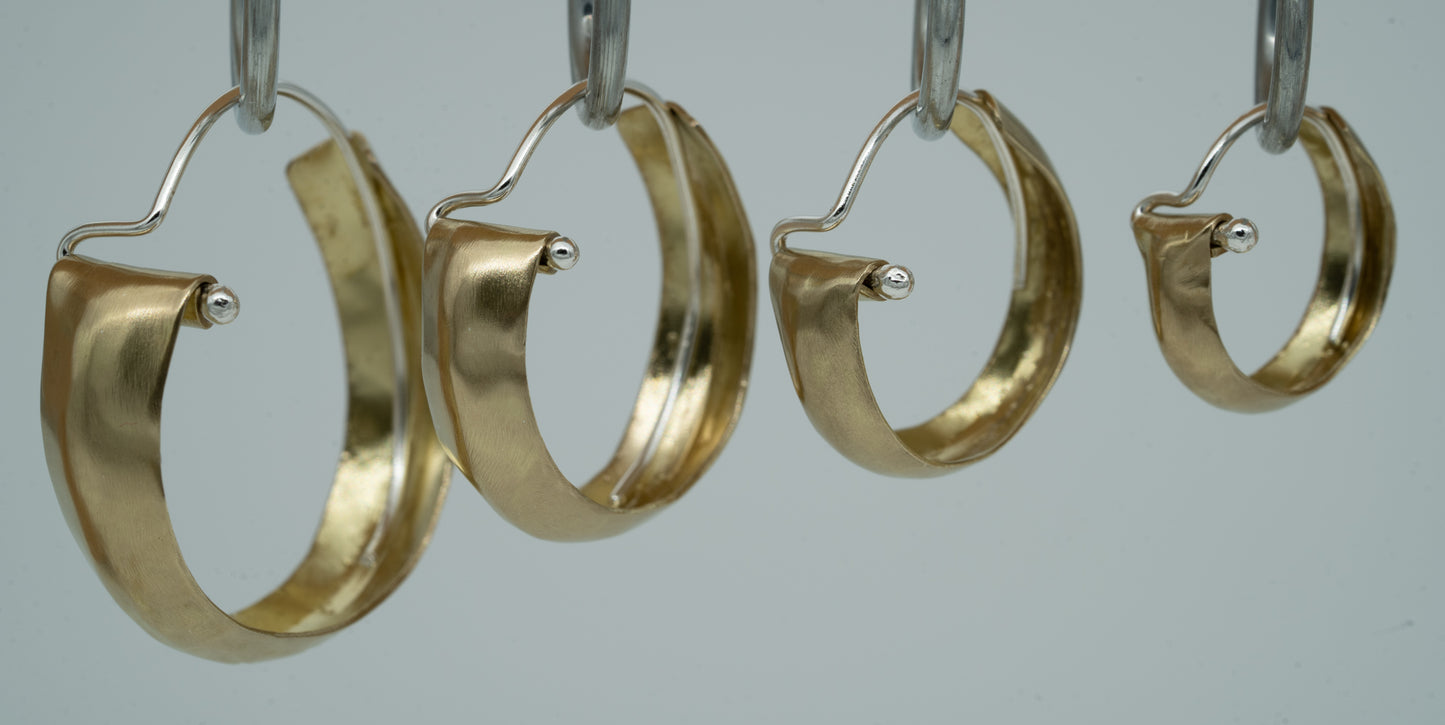 Bronze Hoops