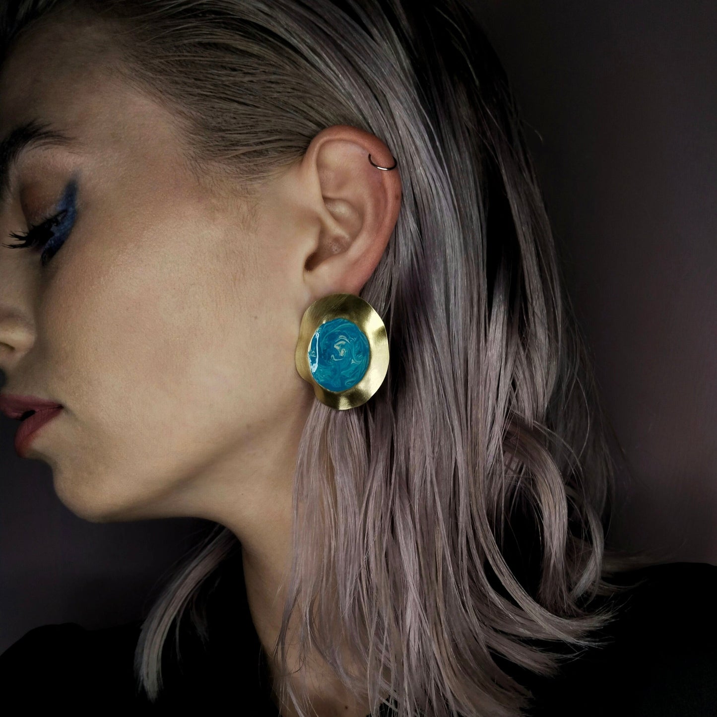 Kusko Blue Earrings