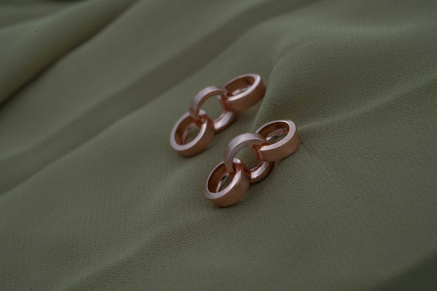 Three Circle Earrings