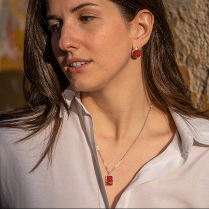 Candy Triangle Earrings